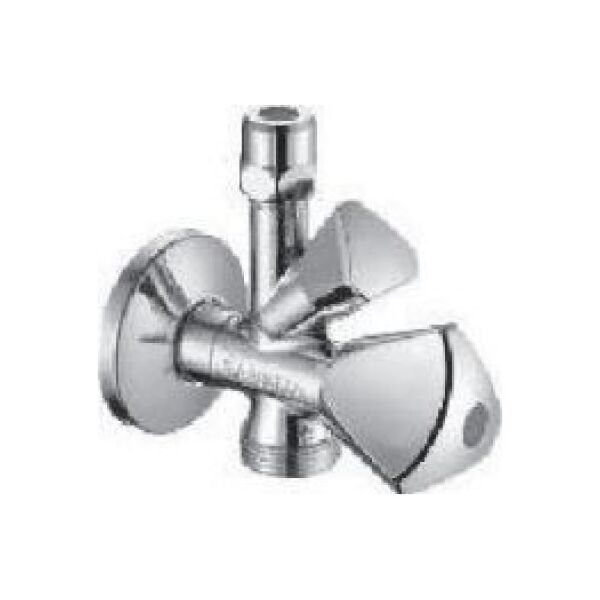 Schell Zawór kątowy Sanland kombinowany 1/2"x3/8"x3/4"  (970160000)