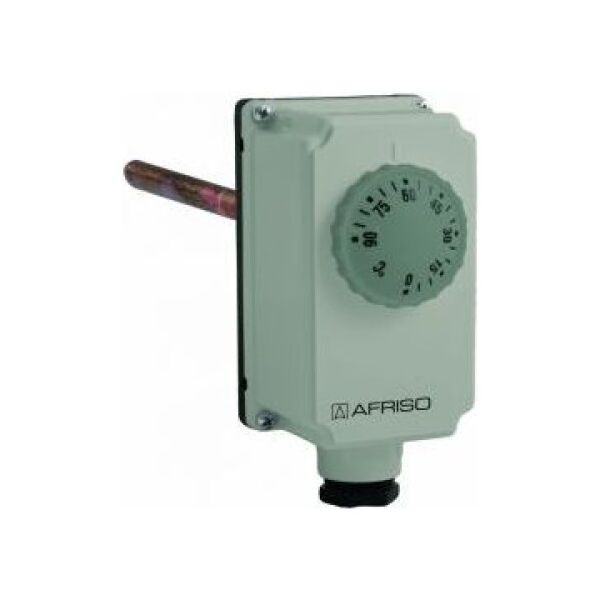 Afriso Termostat zanurzeniowy TC2, 0÷90°C, nastawa zewnętrzna, przyłącze G1/2", L 100 mm (6740700)