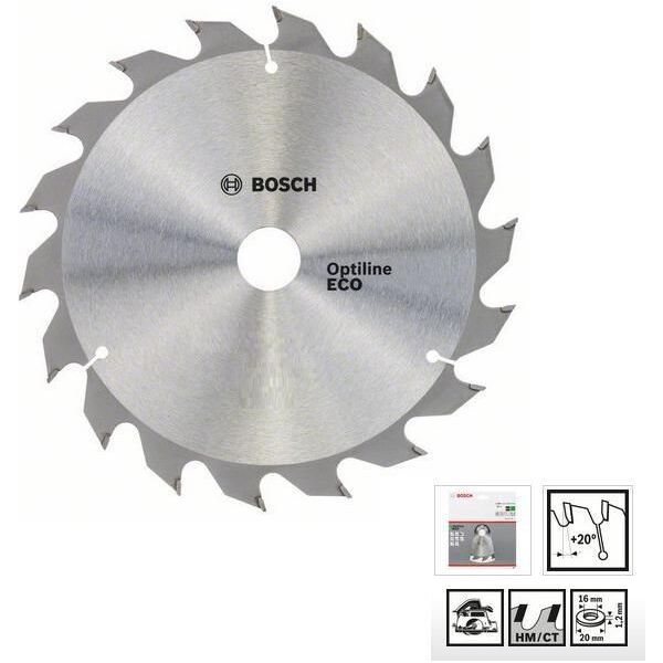 Bosch Piła zębata ECO Optiline Wood 230 x 30mm 24z (2608644381)