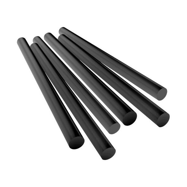 Wkłady klejowe Dedra 11 mm x 200 mm czarne 6 szt. DED7568