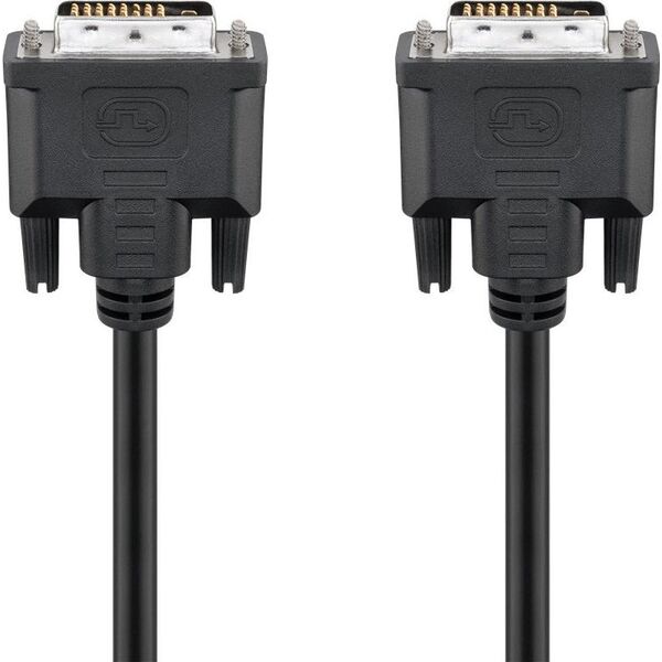 Kabel Goobay DVI-D - DVI-D 5m czarny (68084)