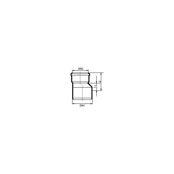 Magnaplast Redukcja HTR DN 50/32mm (420412)