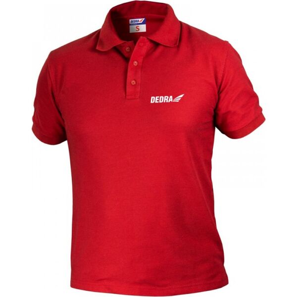 Dedra Koszulka męska polo czerwona S (BH5PC-S)