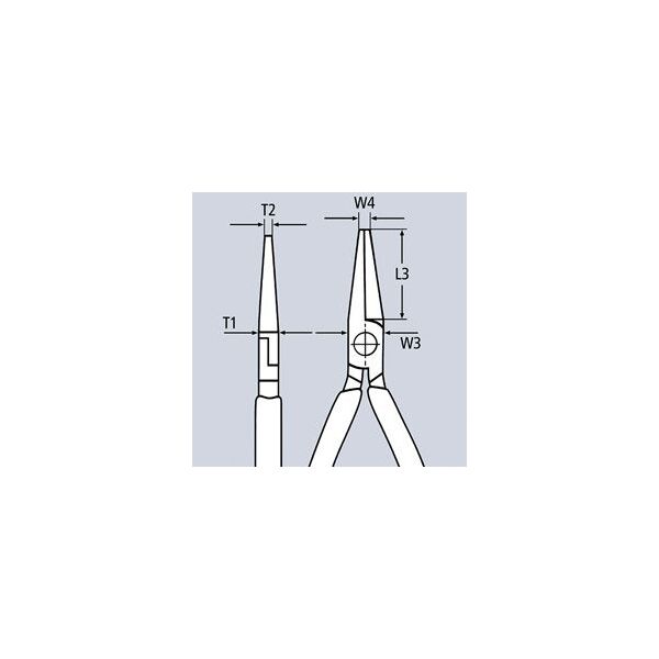Knipex Szczypce okrągłe wydłużone izolowane 160mm (3036160)