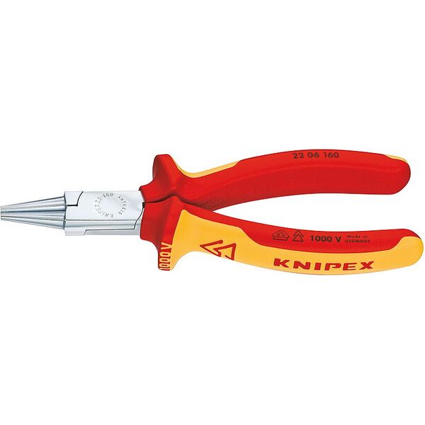 Knipex Szczypce okrągłe izolowane 160mm (22 06 160)
