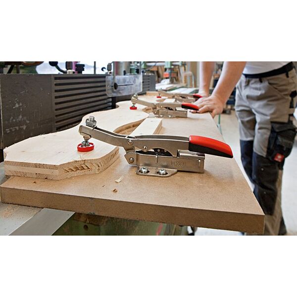 Bessey Docisk kolanowy pionowy z ramieniem poziomym do 2500N 21cm 0 - 60mm (STC-HH70)