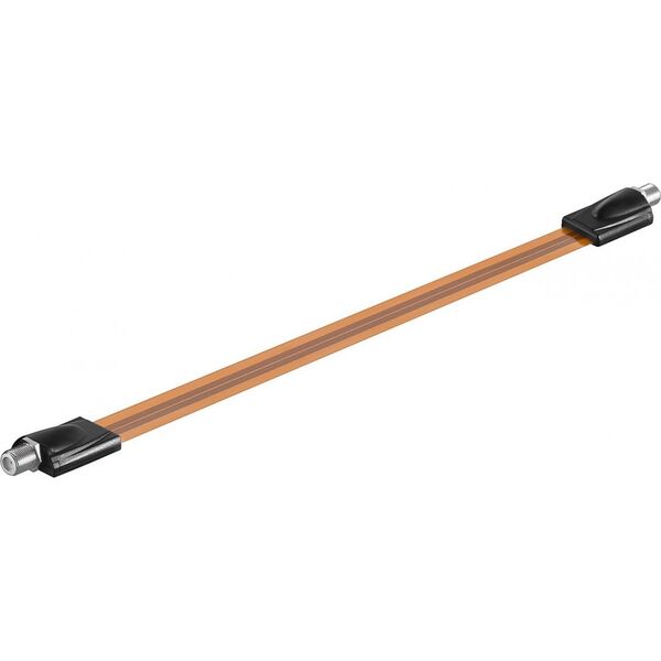 Kabel Goobay Antenowy (F) 0.3m miedziany (67244)