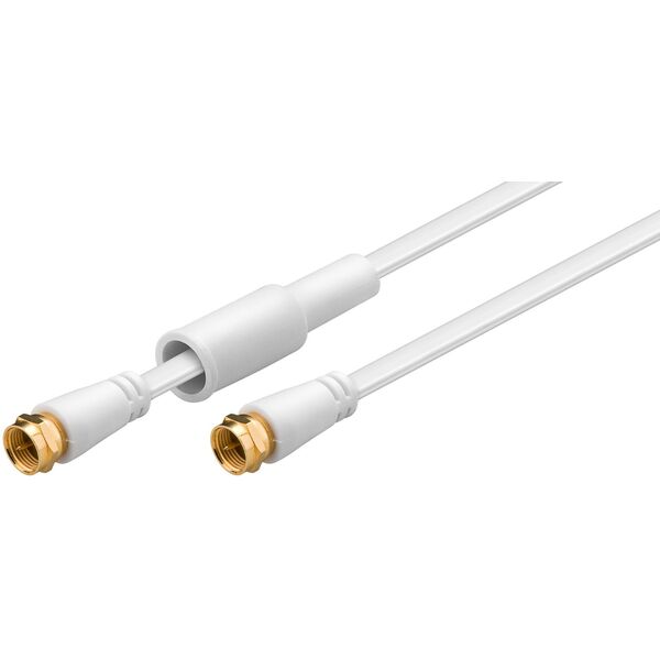 Kabel Goobay Antenowy (F) 5m biały (67296)