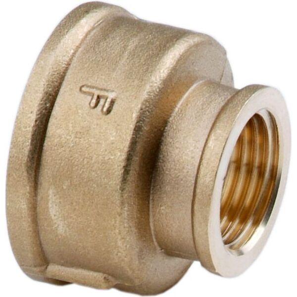 Invena Mufa mosiężna redukcyjna 1/2 x 3/8" (H/ZM-08-151)