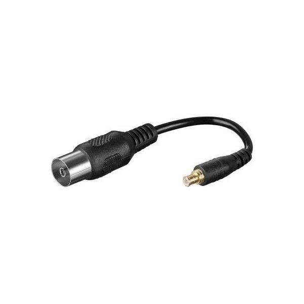 Kabel Goobay Antenowy 0.1m czarny (67227)