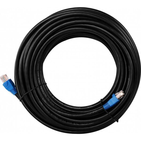 Goobay Kabel krosowy U/UTP kat.6 czarny 20m (94392)