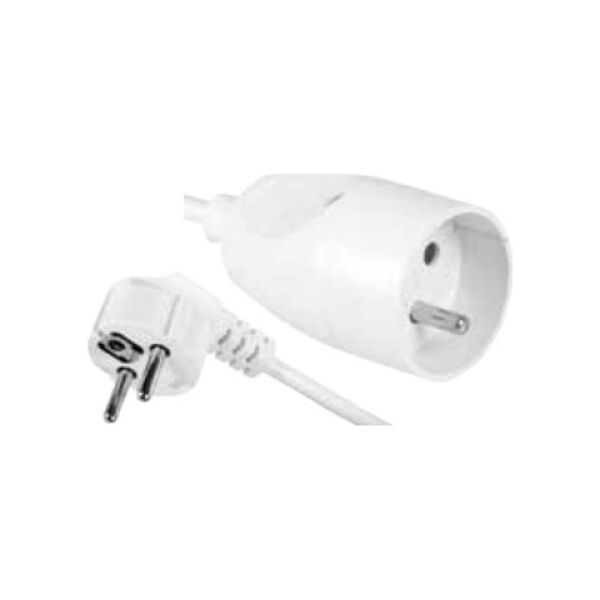 Jonex Przedłużacz z 1 gniazdem z/u 10A OMY 3 x 1mm biały 5m (PS-171)