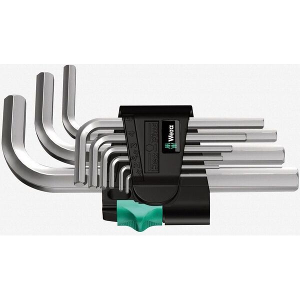 Wera Zestaw kluczy imbusowych hex typ L 1,5 - 10mm 9szt. (021406)
