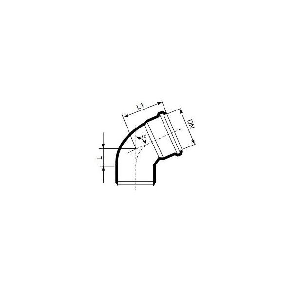 Magnaplast Kolano UdBB 50/30 (146310)