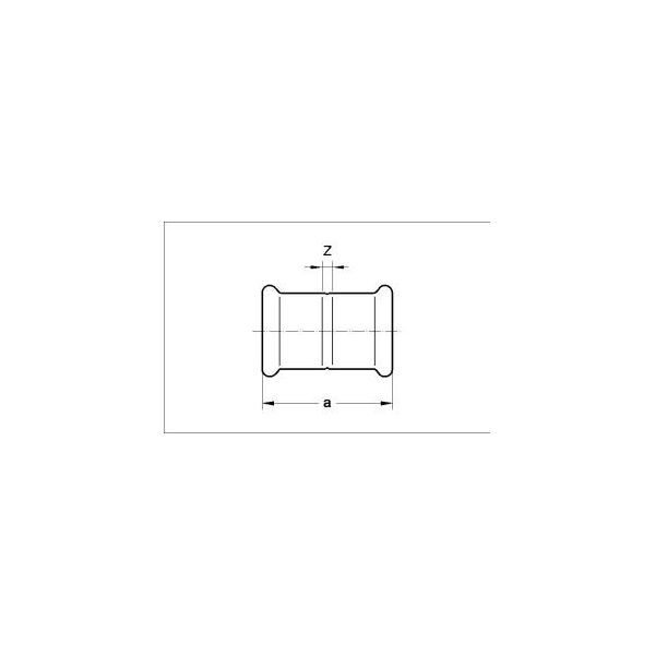 SANHA Mufa miedziana Press Gas 28mm (11027028)