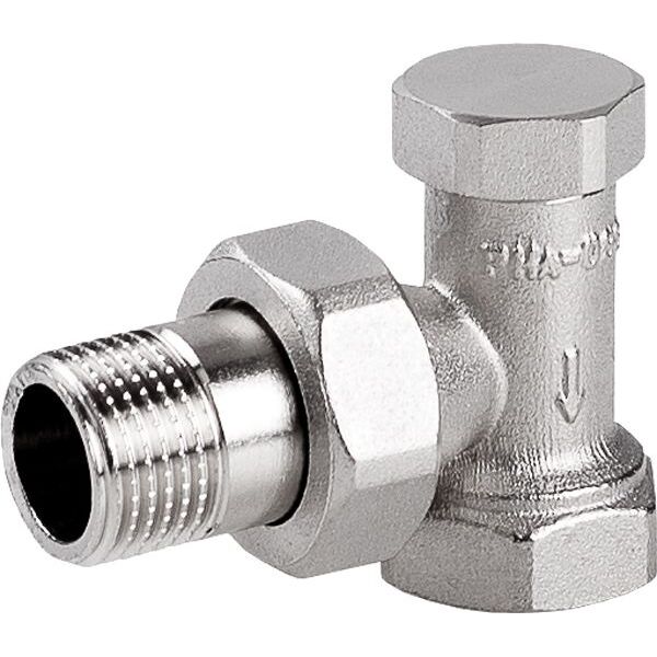 Perfexim Zawór grzejnikowy odcinający kątowy 1/2" PHA-033 G1/2 WZ PN10 DN15 (20-033-0101-000)