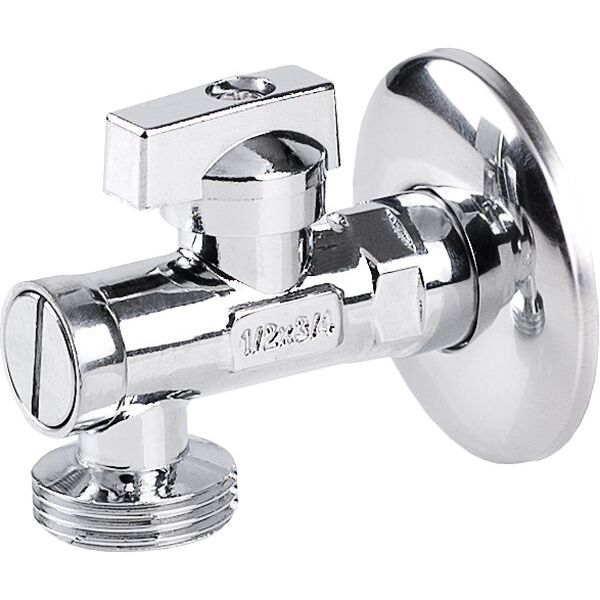 Perfexim Zawór kątowy z ﬁltrem 1/2"x3/4"  (02-011-1520-000)