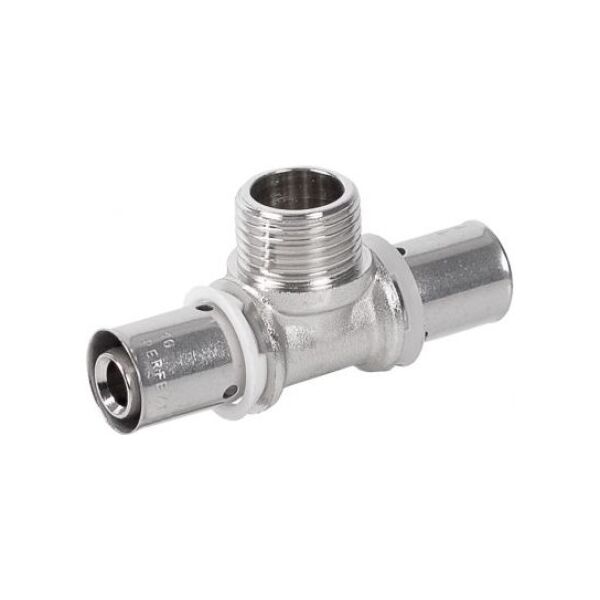 Perfexim Trójnik zaprasowywany wkrętny 739 16xG1/2x16 Z (62-739-1615-000)