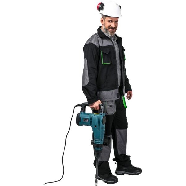 Lahti Pro Bluza robocza bawełniana czarno-zielona rozmiar L (L4040752)