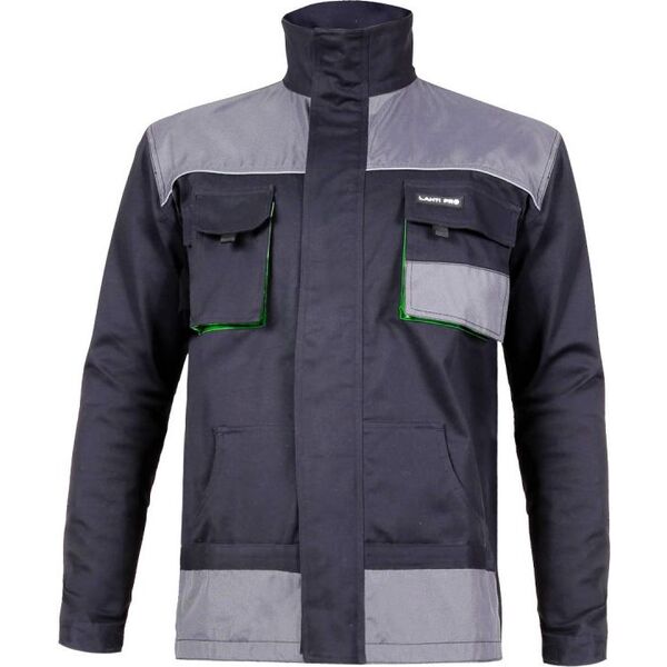 Lahti Pro Bluza robocza bawełniana czarno-zielona rozmiar XL (L4040756)