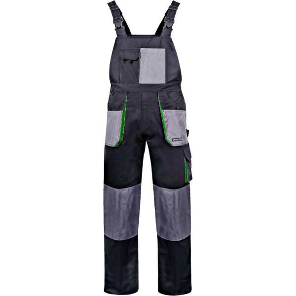 Lahti Pro Ogrodniczki robocze bawełniane czarno-zielone rozmiar XL (L4060656)