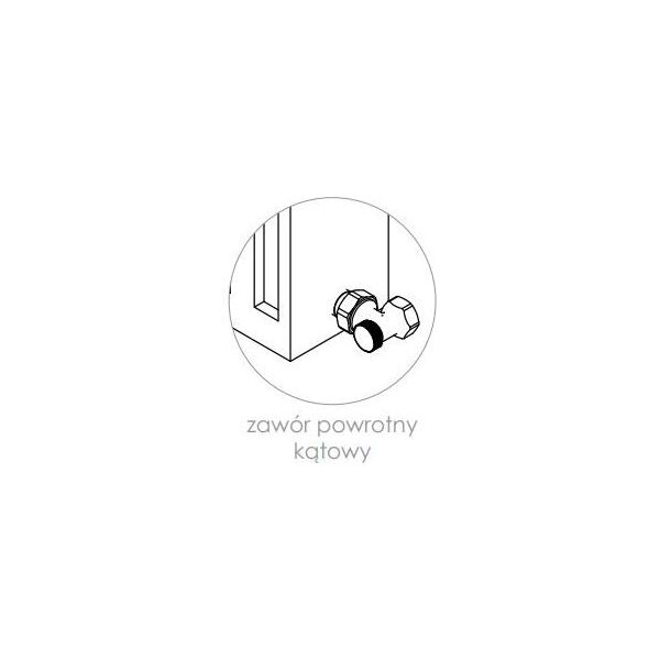 Schlosser Zawór powrotny 3/8 x 3/8" (601300001)