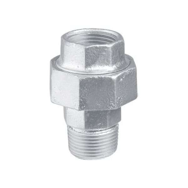 Invena Dwuzłączka czarna 1/2" (41059103)