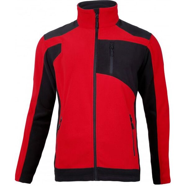 Lahti Pro Bluza polarowa ze wzmocnieniami czerwono-czarna S ( L4011501)