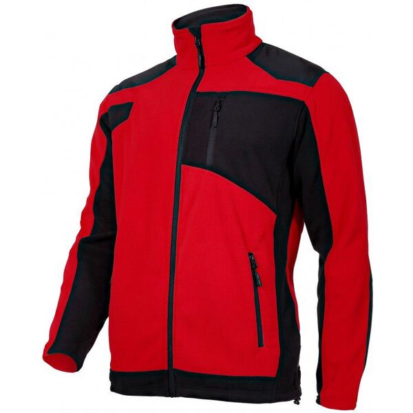 Lahti Pro Bluza polarowa ze wzmocnieniami czerwono-czarna M (L4011502)