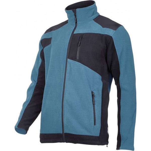 Lahti Pro Bluza polarowa ze wzmocnieniami turkusowo-czarna rozmiar XXXL (L4011406)