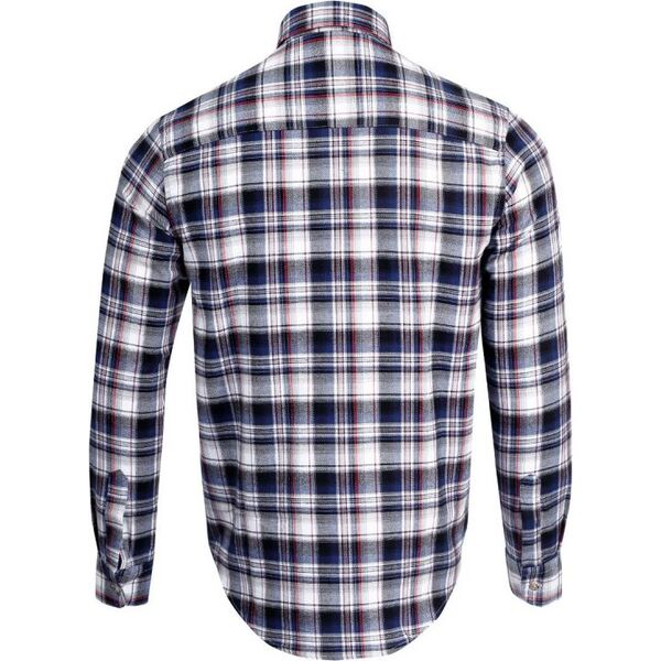 Lahti Pro Koszula flanelowa bawełniana szaro-czarna w kratę rozmiar M (L4180402)