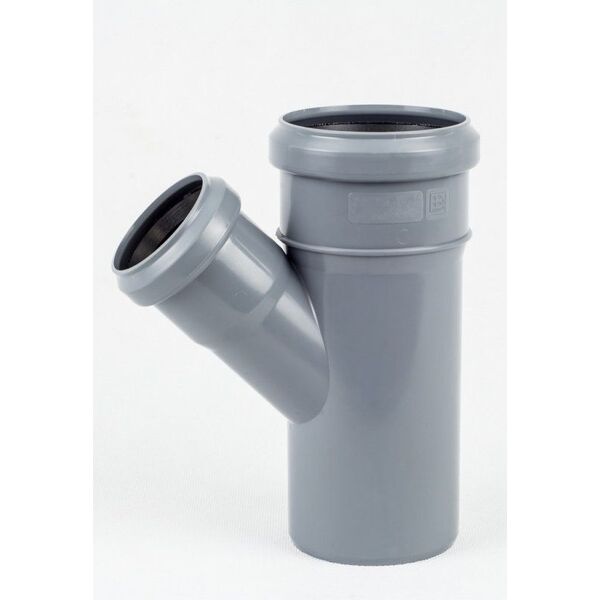 Onnline Trójnik PP popielaty 110 x 75mm 45° (CCP690)