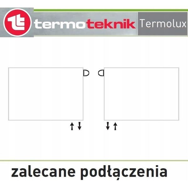 Termo Teknik GRZEJNIK TERMO TEKNIK V33/600X1200 / 2284W - V33/60/120