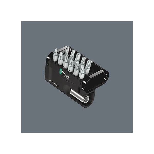Wera Zestaw Bit-Check 12 Metal 1 + uchwyt uniwersalny z magnesem (05057424001)
