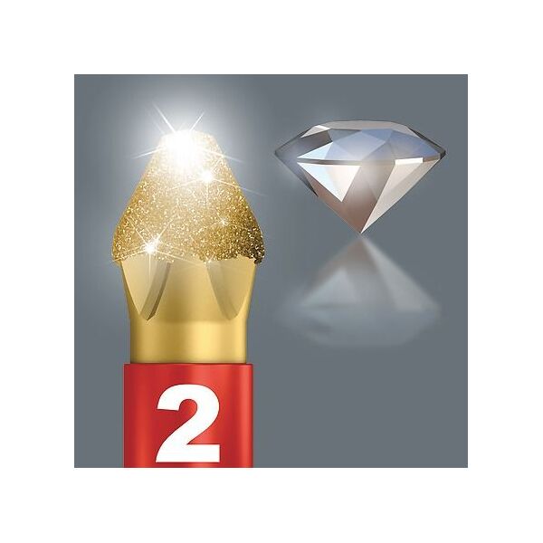 Wera Zestaw Bit-Check 12 Diamond 1z uchwytem Rapidaptor (05057421001)
