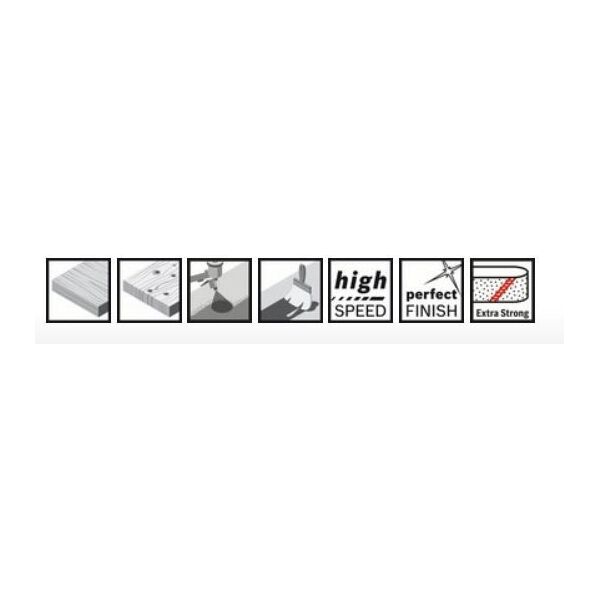 Bosch Taśma szlifierska 65 x 410mm P60/80/100 3 szt. (2608606023)
