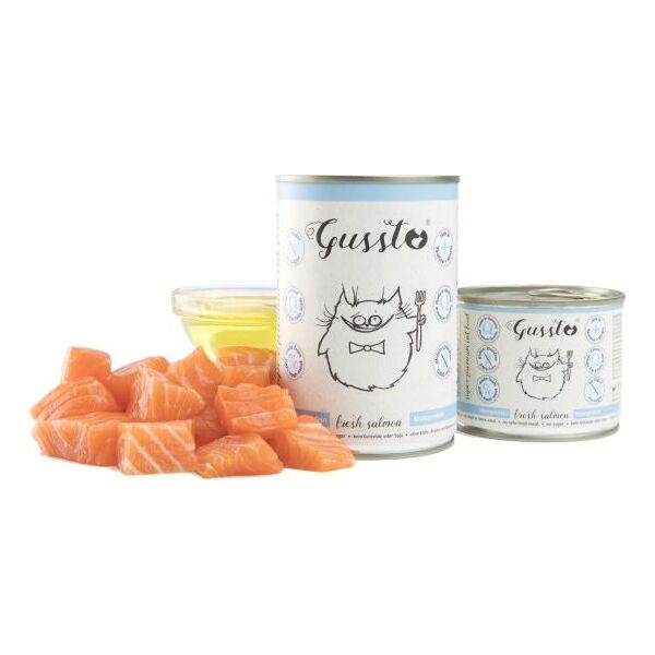 GUSSTO Fresh Salmon puszka z łososiem 375g