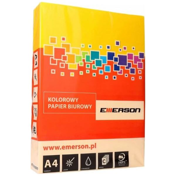 Emerson Papier ksero A4 80g złoty 500 arkuszy