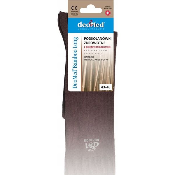 JJW Podkolanówki DEOMED BAMBOO LONG brązowy 35-38 *)