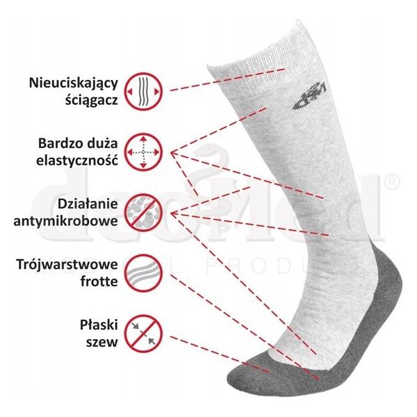 JJW Podkolanówki MEDIC DEO LONG czarny 38-40 *)