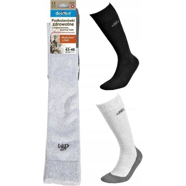 JJW Podkolanówki MEDIC DEO LONG czarny 41-43 *)