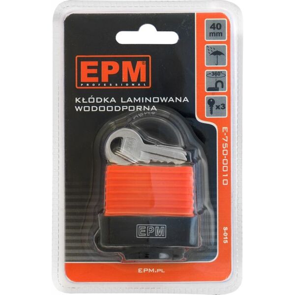 EPM Kłódka laminowana S-015 40mm (E-750-0010)