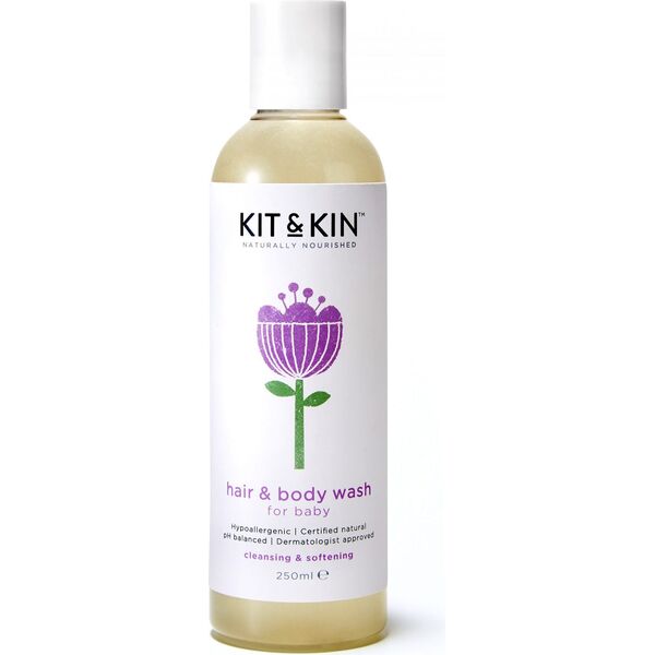 Kit and Kin Organiczny żel do mycia 2w1 do ciała i włosów maluszka