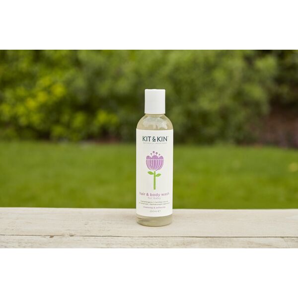 Kit and Kin Organiczny żel do mycia 2w1 do ciała i włosów maluszka