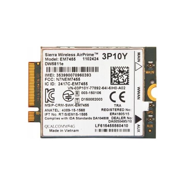 Dell MODULE SNAPDRAGON X7 LTE-A - EM7455