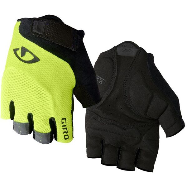 Giro Rękawiczki rowerowe Bravo Gel black highlight yellow r. M (GR-7085645)