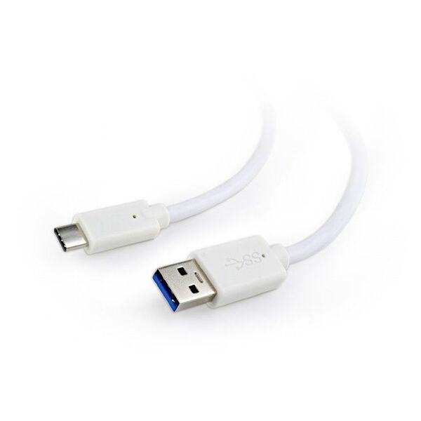 Kabel USB Gembird USB-A - USB-C 3 m Biały (CCP-USB3-AMCM-W-10)
