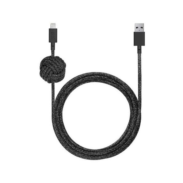 Kabel USB Native Union USB-A - Lightning 3 m Czarny (NCABLE-KV-L-CS-BLK)
