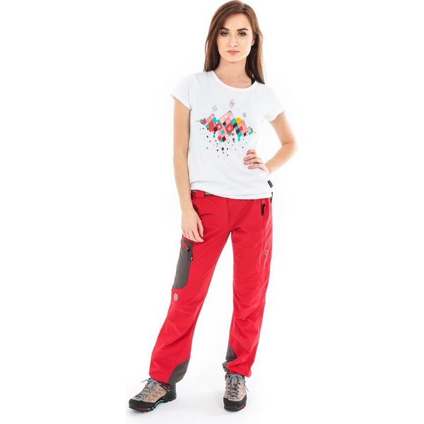 Milo Spodnie damskie Vino Lady tomato red/grey r. M