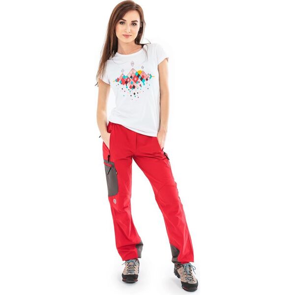 Milo Spodnie damskie Vino Lady tomato red/grey r. M
